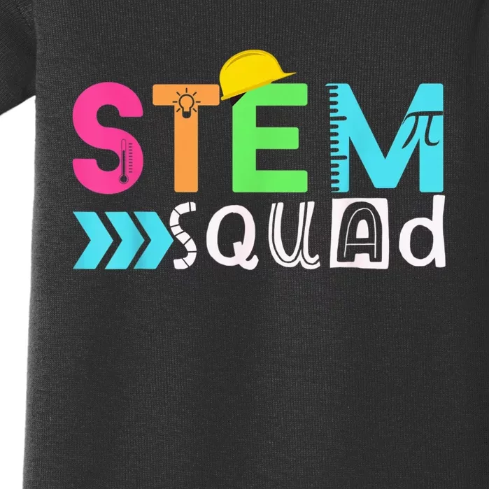 STEM Squad Science Technology Engineering Math Teacher Gift Baby Bodysuit