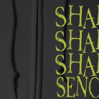 Shake Shake Shake Horror Halloween Quote Halloween Movie Inspired Full Zip Hoodie