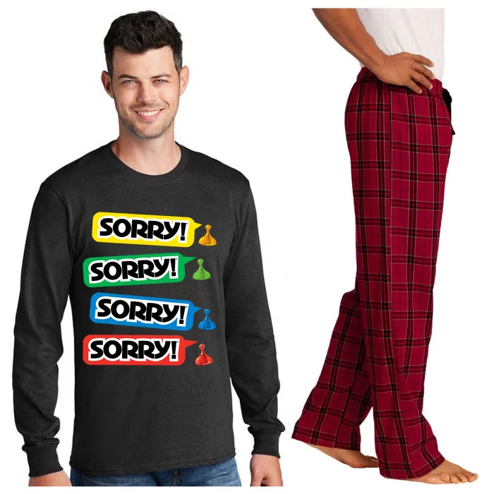 Sorry Sorry! Sorry! Sorry! Long Sleeve Pajama Set