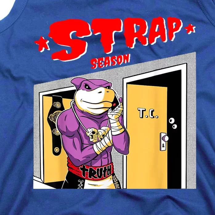 Strap Season Strap Season Funny Shark Boxing Tank Top