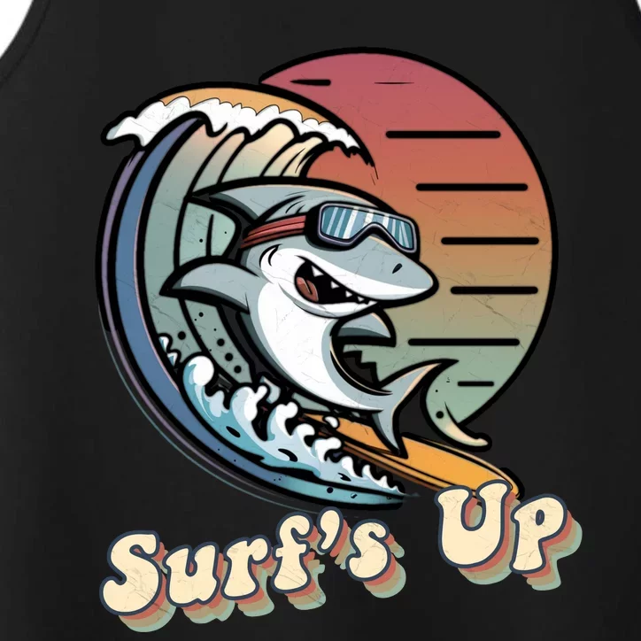 Surfer Shark SurfS Up Performance Tank