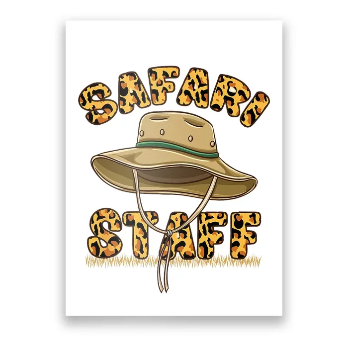 Safari Staff Safari Birthday Poster