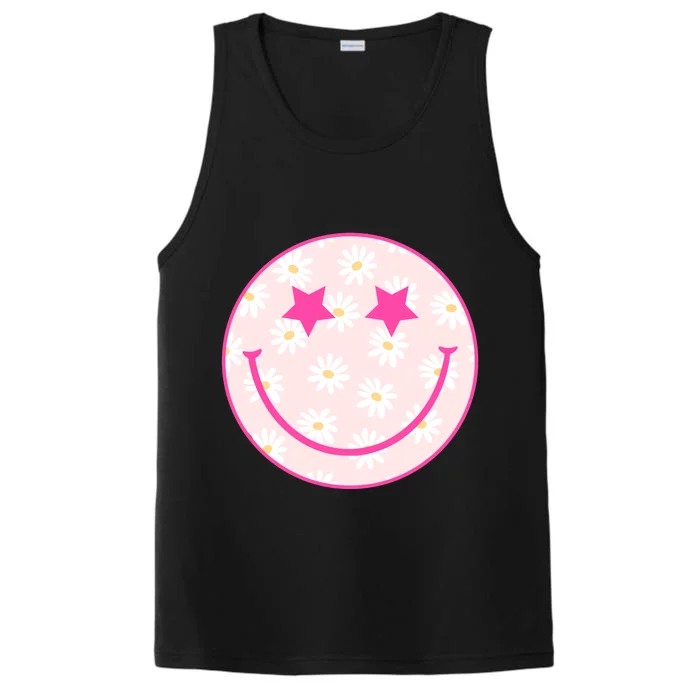 Sunflower Star Smiley Retro Performance Tank