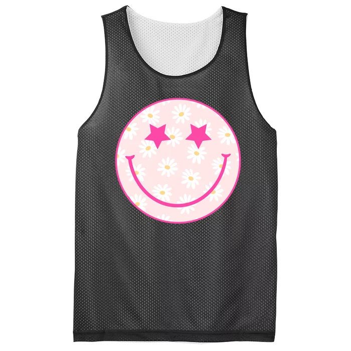 Sunflower Star Smiley Retro Mesh Reversible Basketball Jersey Tank