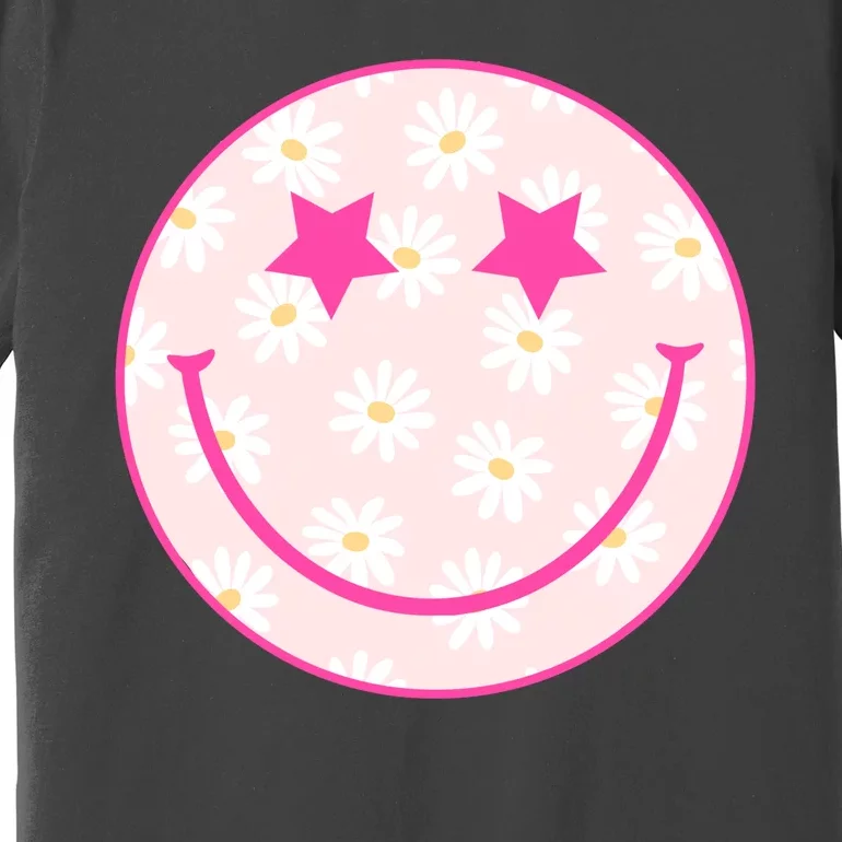 Sunflower Star Smiley Retro Premium T-Shirt