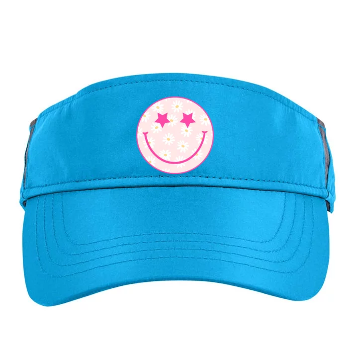 Sunflower Star Smiley Retro Adult Drive Performance Visor