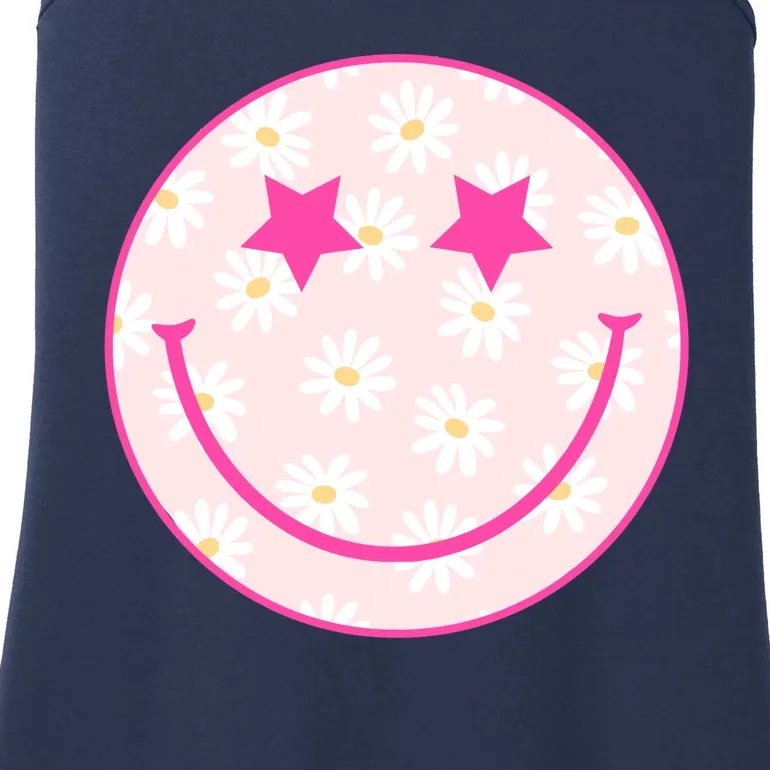 Sunflower Star Smiley Retro Ladies Essential Tank