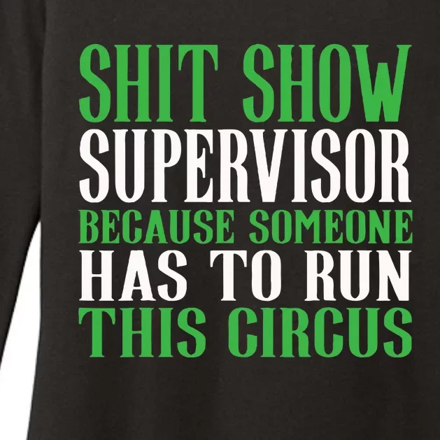 Shitshow Supervisor Shit Show Supervisor Womens CVC Long Sleeve Shirt