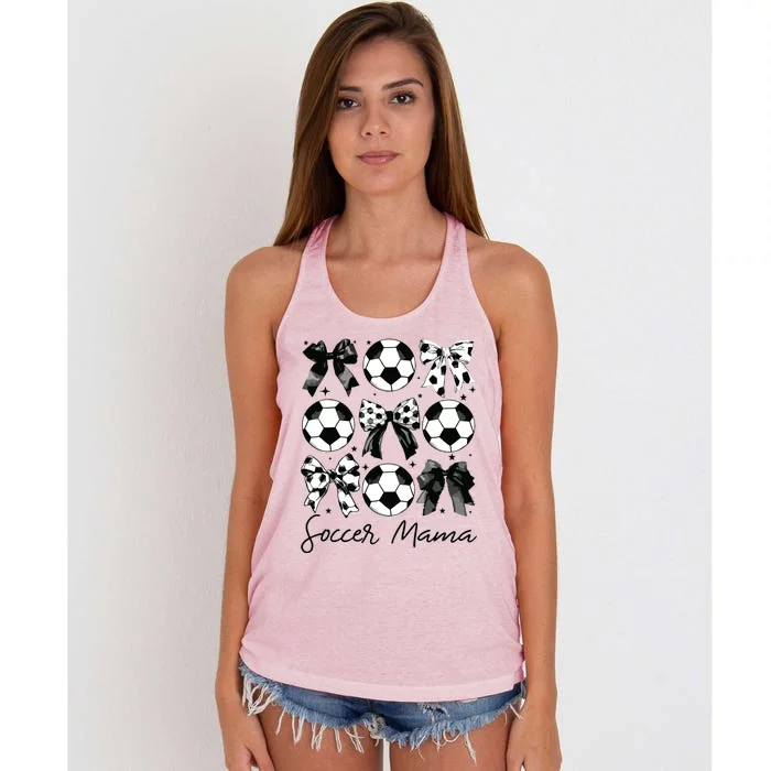 Soccer Season Women's Knotted Racerback Tank