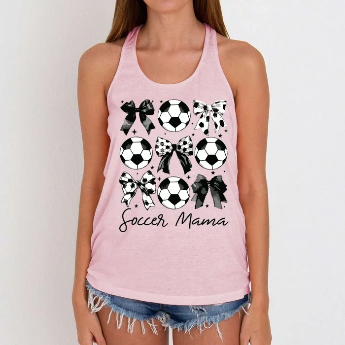 Soccer Season Women's Knotted Racerback Tank