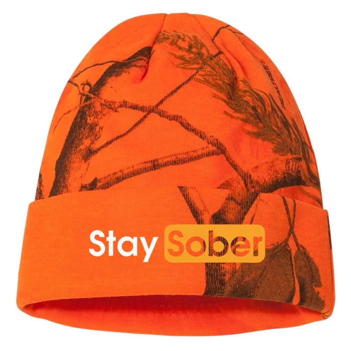 Stay Sober Kati - 12in Camo Beanie