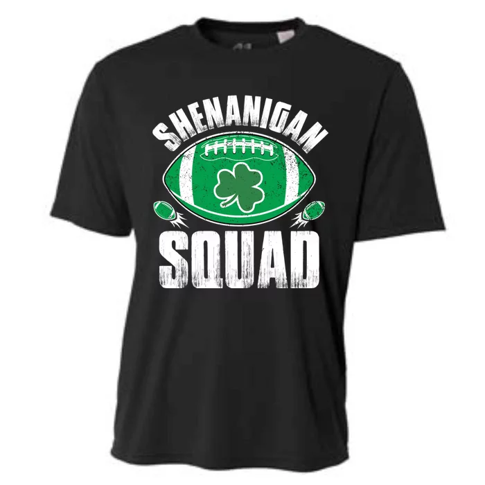 Shenanigan Squad St Patricks Day Funny American Football Gift Cooling Performance Crew T-Shirt