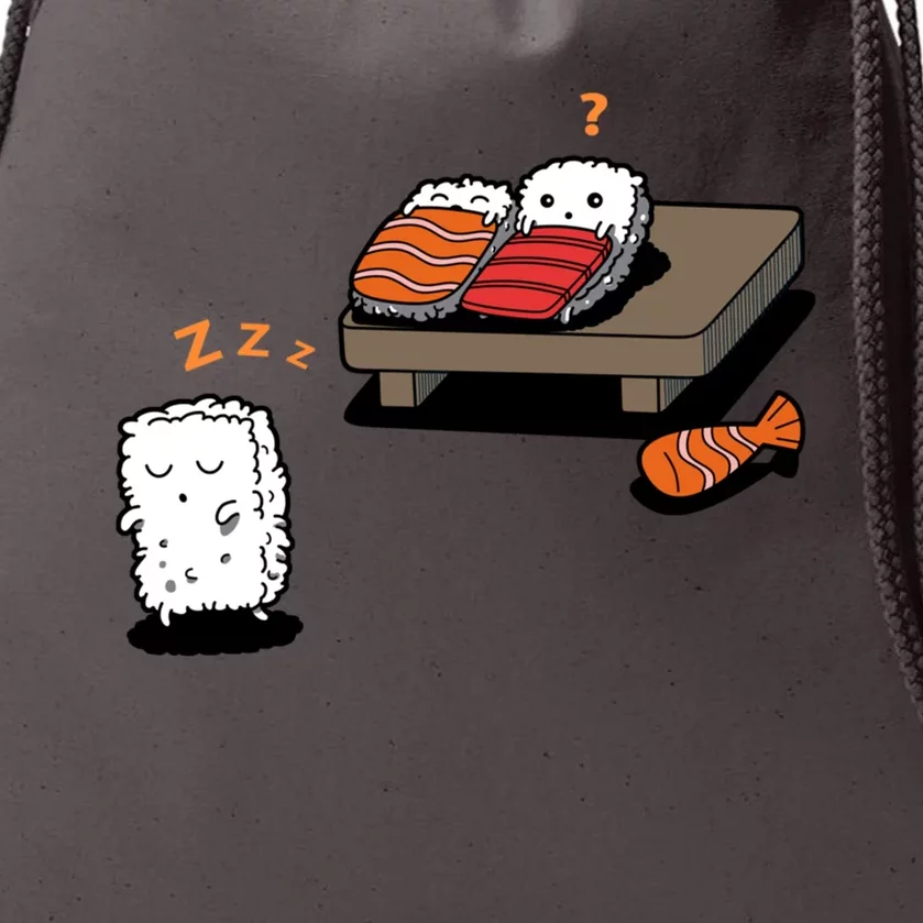 Sleepwalking Sushi Drawstring Bag