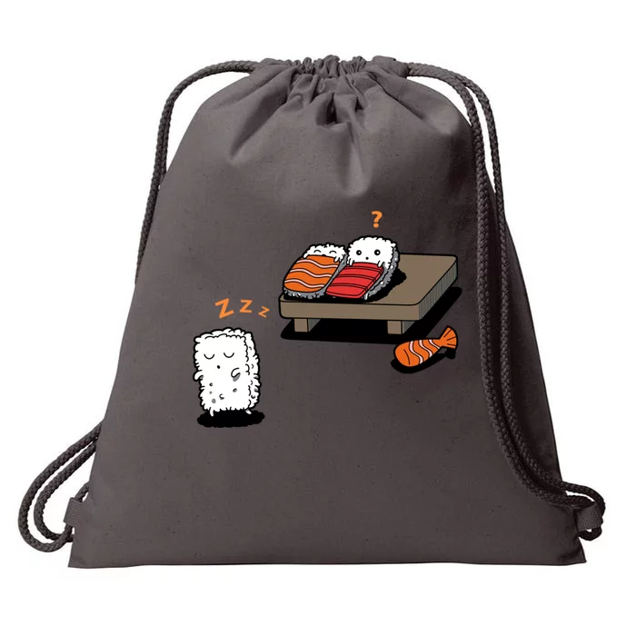 Sleepwalking Sushi Drawstring Bag