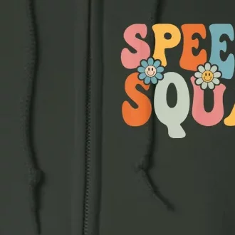 Speech Squad Shirt Funny Back To School Teachers Students Full Zip Hoodie