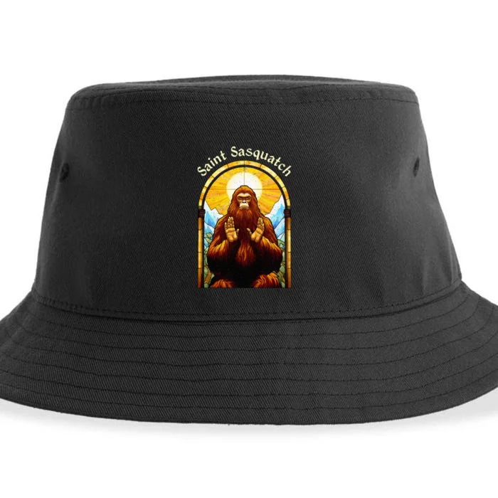 Saint Sasquatch Stained Glass Window – Squatch Sustainable Bucket Hat