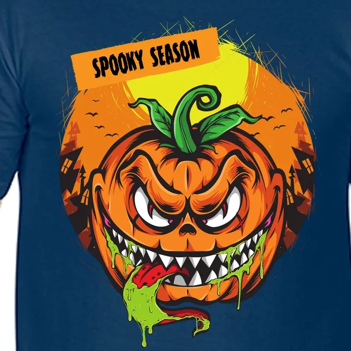 Spooky Season Scary Halloween Pumpkin Comfort Colors T-Shirt