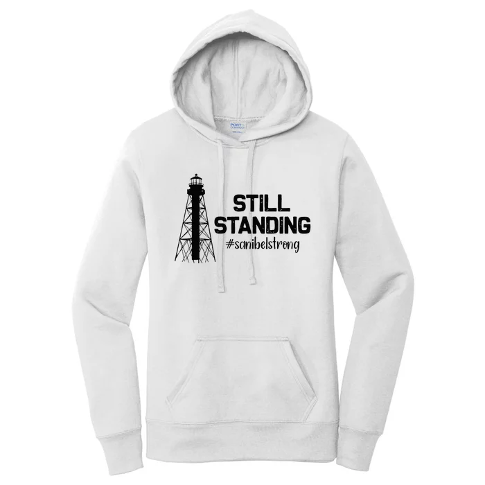 Still Standing Sanibel Strong Florida Hurricane Relief Women's Pullover Hoodie