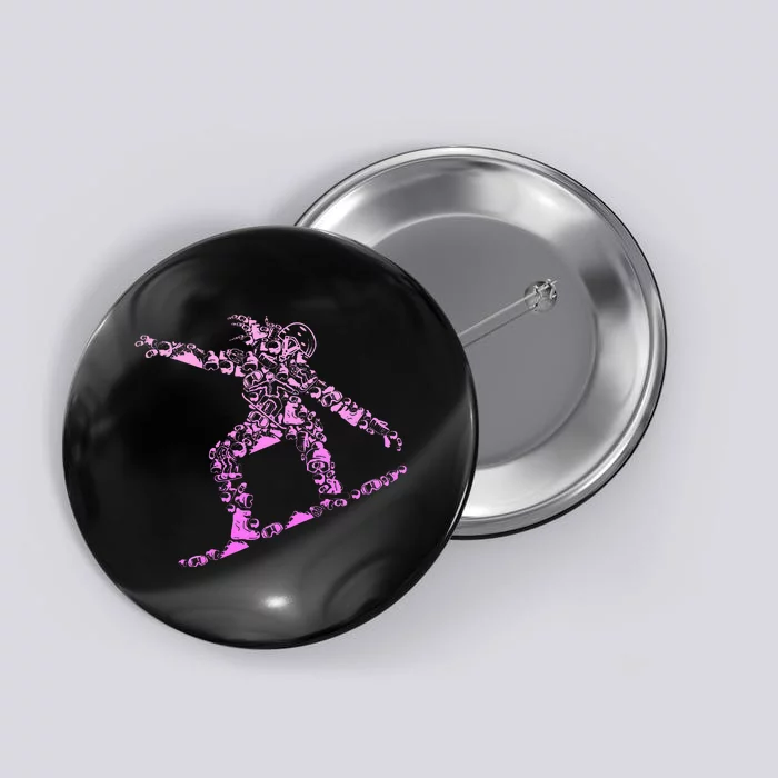 Snowboard Snowboarder Snowboarding Button