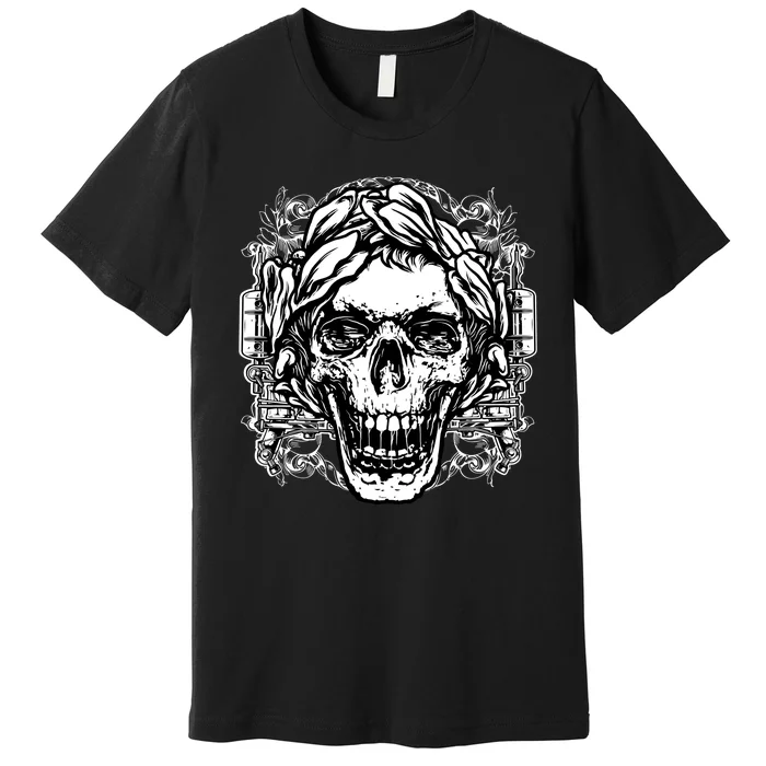 Scary Skull Premium T-Shirt