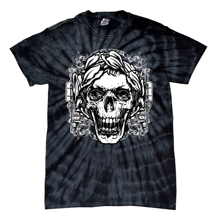 Scary Skull Tie-Dye T-Shirt