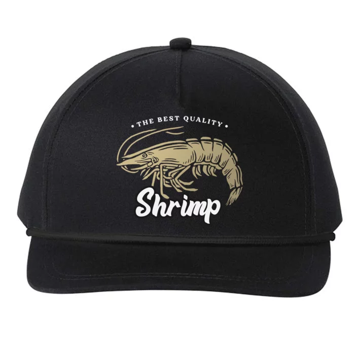 Shrimp Seafood Snapback Five-Panel Rope Hat