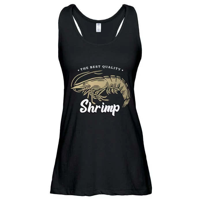 Shrimp Seafood Ladies Essential Flowy Tank