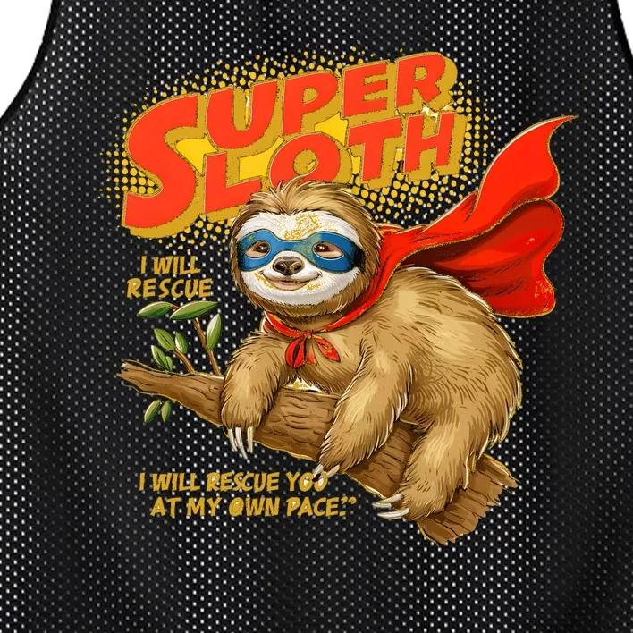 Super Sloth Mesh Reversible Basketball Jersey Tank