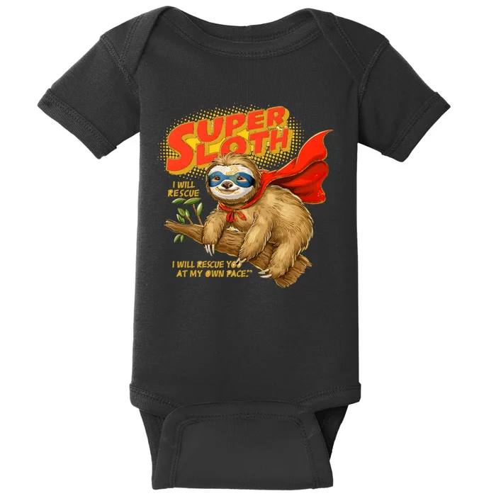 Super Sloth Baby Bodysuit