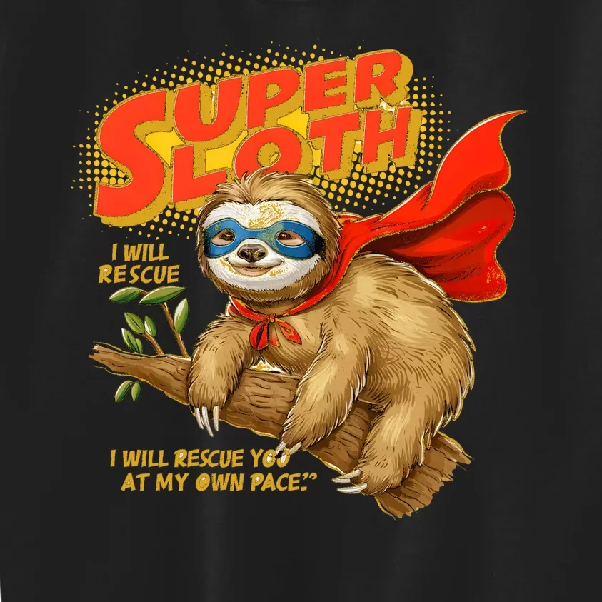 Super Sloth Kids Sweatshirt