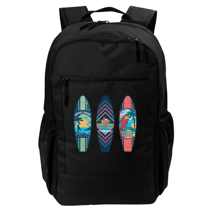 Surfing Surfboarder Surfer Funny Surfboard Daily Commute Backpack