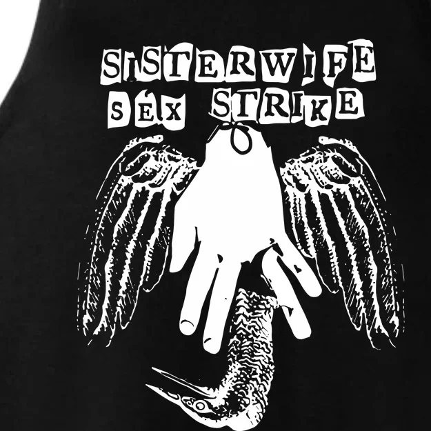 Sisterwife Sex Strike Ladies Tri-Blend Wicking Tank