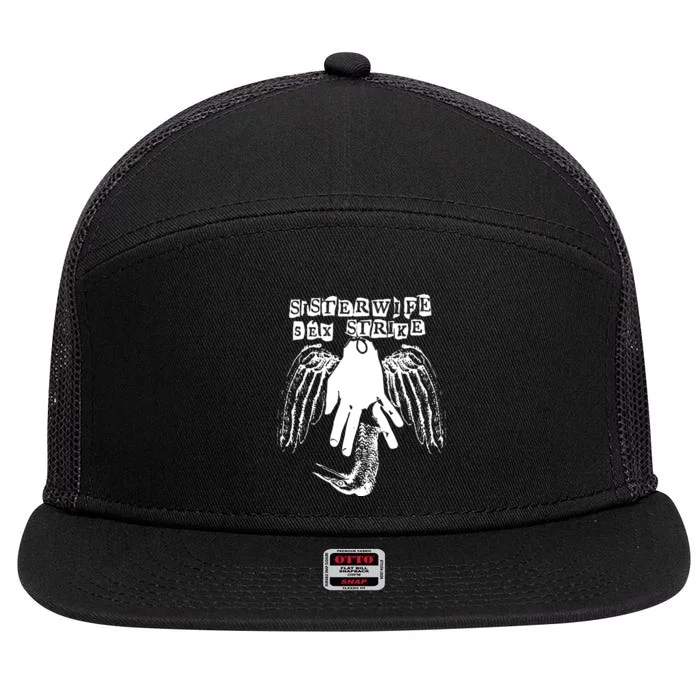 Sisterwife Sex Strike 7 Panel Mesh Trucker Snapback Hat