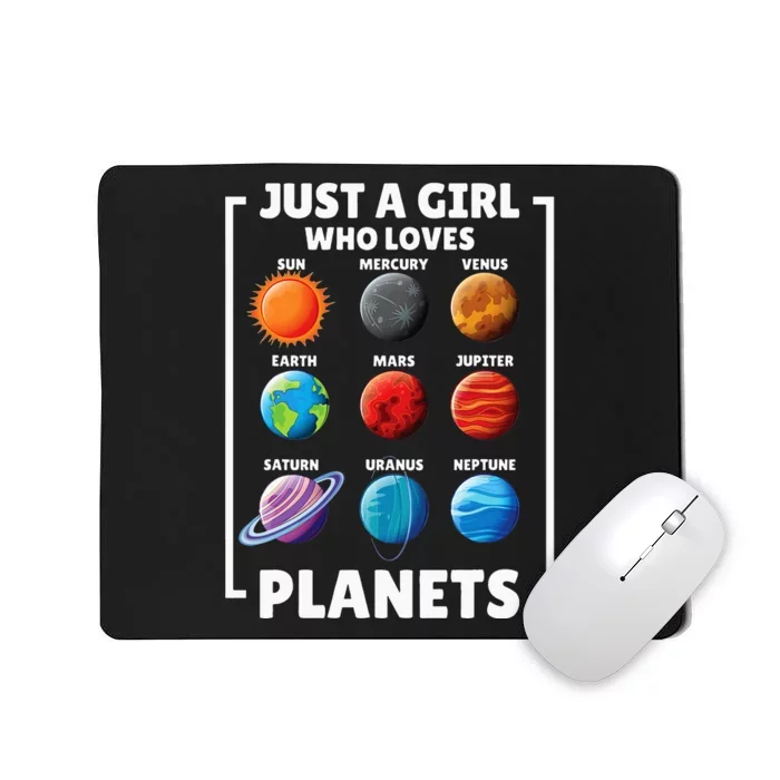 Solar Star System Space Science Just A Who Loves Planet Mousepad