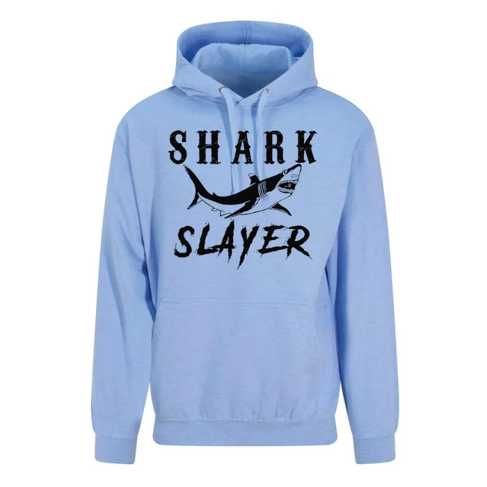 Shark Slayer Shark Fishing & Salt Water Anglers Unisex Surf Hoodie