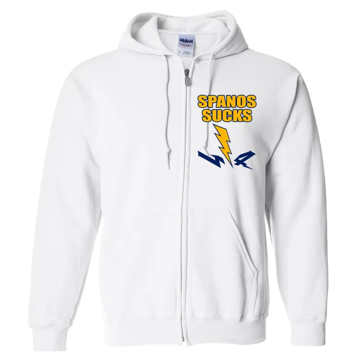 Spanos Sucks San Diego Bolt Full Zip Hoodie