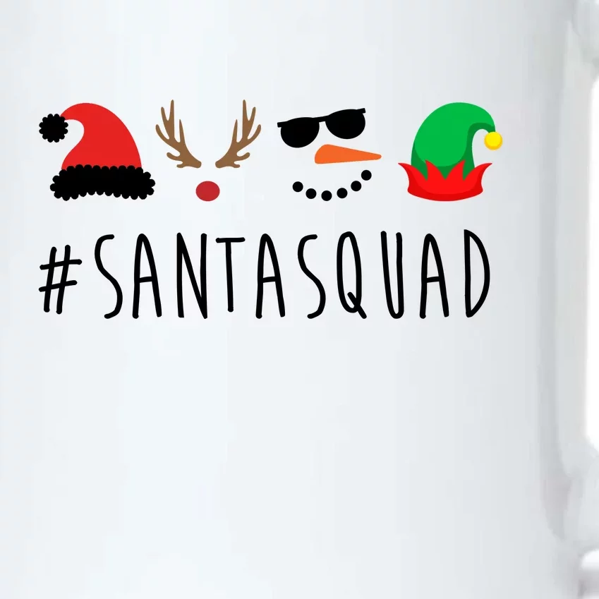 Santa Squad Black Color Changing Mug