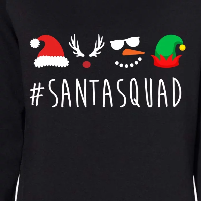 Santa Squad Womens California Wash Sweatshirt