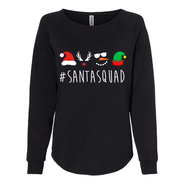 Santa Squad Womens California Wash Sweatshirt