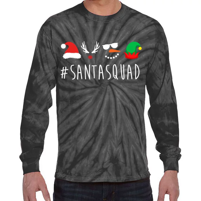 Santa Squad Tie-Dye Long Sleeve Shirt