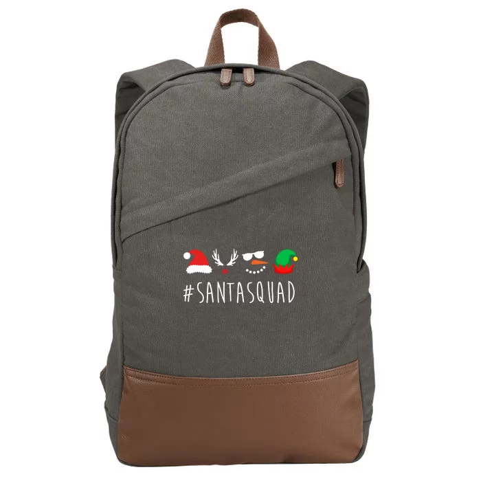 Santa Squad Cotton Canvas Backpack