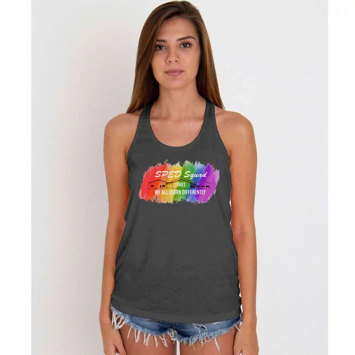 Sped Squad Women's Knotted Racerback Tank