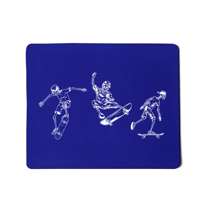 Skateboarding Skeletons Skeleton Skate Halloween Skater Gift Mousepad