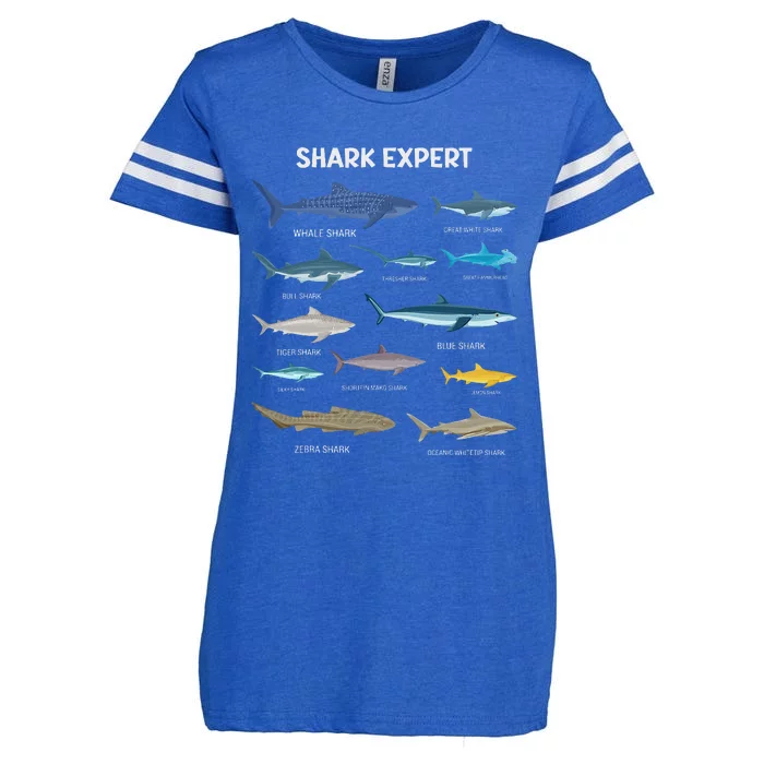 Shark Species Shark Enza Ladies Jersey Football T-Shirt