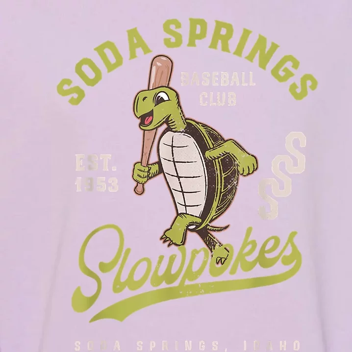 Soda Springs Slowpokes Retro Minor League Baseball Team Garment-Dyed Sweatshirt