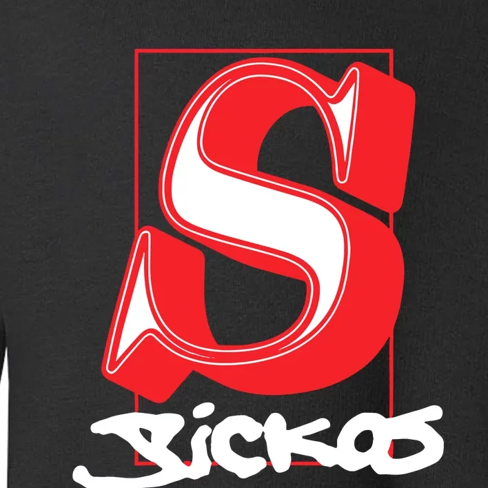 Sickos Store Sickos Serif Toddler Sweatshirt