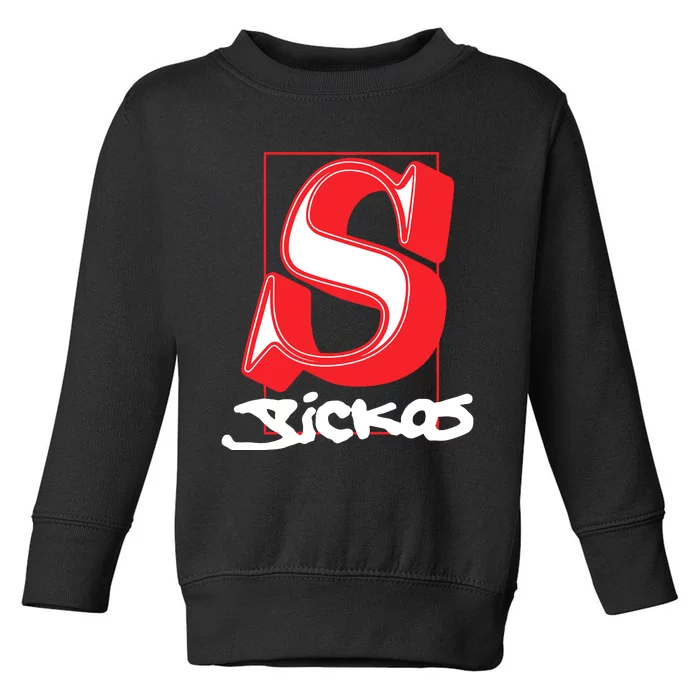 Sickos Store Sickos Serif Toddler Sweatshirt