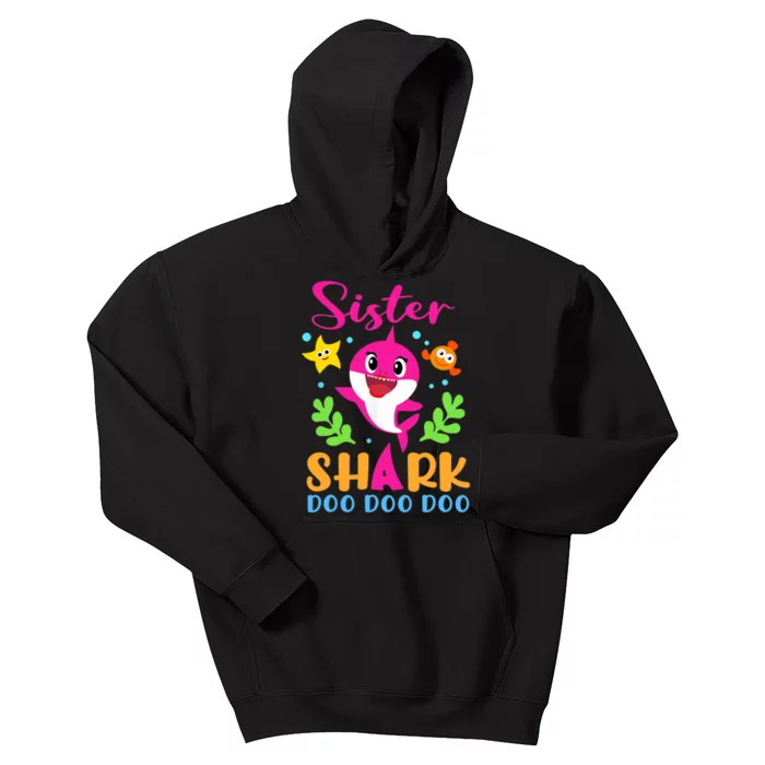 Sister Shark Shirt Sister Shark Lover Family Mother's Day Kids Hoodie