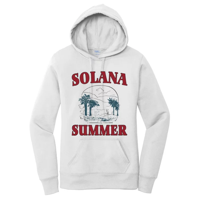 Solana Summer Women's Pullover Hoodie