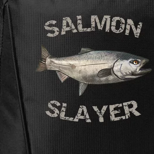 Salmon Slayer Salmon Fishing Salmon City Backpack